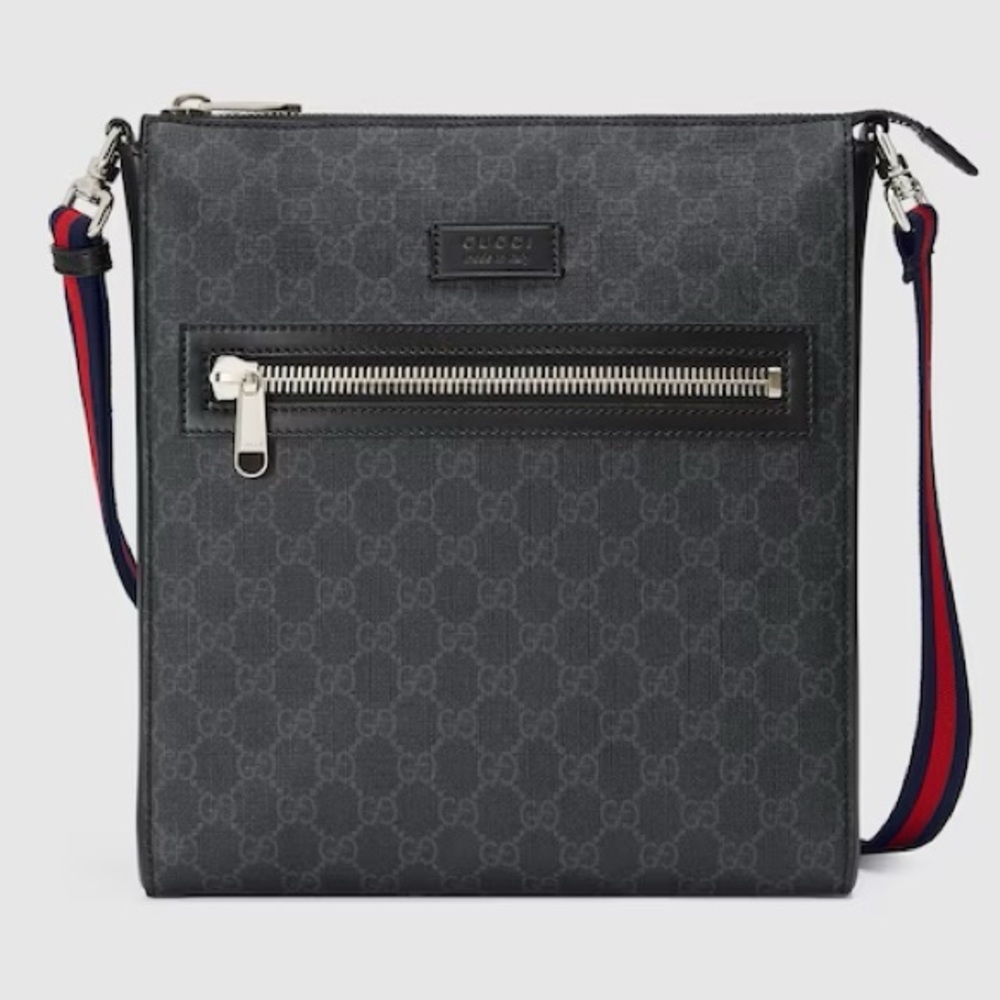 GG BLACK MESSENGER BAG